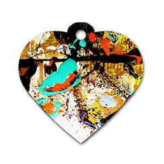 Fragrance Of Kenia 3 Dog Tag Heart (Two Sides)