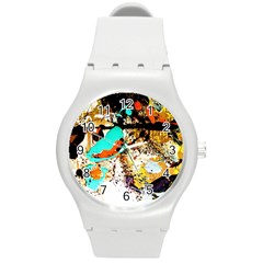 Fragrance Of Kenia 3 Round Plastic Sport Watch (M)