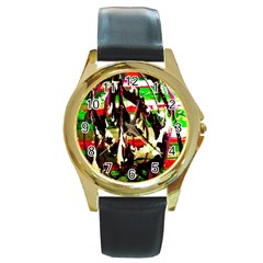 Easter 1 Round Gold Metal Watch by bestdesignintheworld