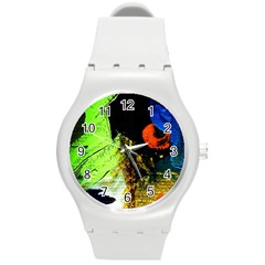 I Wonder 2 Round Plastic Sport Watch (m) by bestdesignintheworld