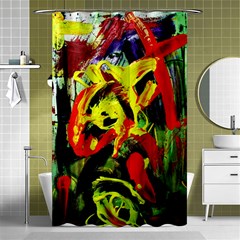 Fish And Bread-1/1 Shower Curtain 48  X 72  (small)  by bestdesignintheworld