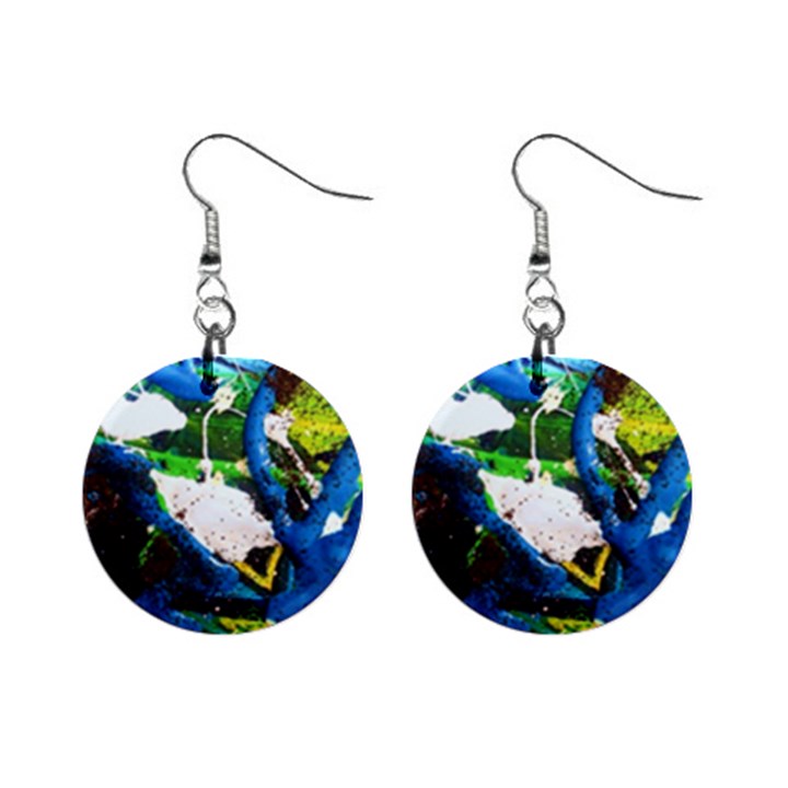 Avocado 2 Mini Button Earrings