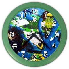 Avocado 2 Color Wall Clocks by bestdesignintheworld