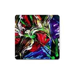 Lillies In The Terracotta Vase 3 Square Magnet