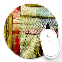 Hidden Strings Of Purity 6 Round Mousepads by bestdesignintheworld