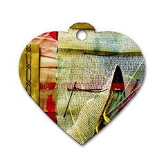 Hidden Strings Of Purity 6 Dog Tag Heart (two Sides) by bestdesignintheworld