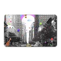 Downtown Dream Magnet (rectangular) by Valentinaart