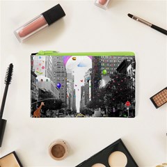 Downtown Dream Cosmetic Bag (xs) by Valentinaart