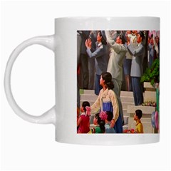 North  Korea - Propaganda White Mugs by Valentinaart