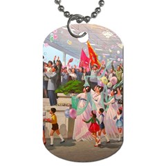 North  Korea - Propaganda Dog Tag (one Side) by Valentinaart