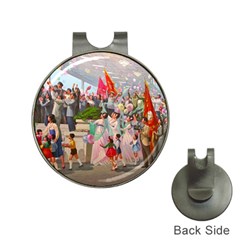 North  Korea - Propaganda Hat Clips With Golf Markers by Valentinaart