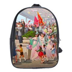 North  Korea - Propaganda School Bag (xl) by Valentinaart