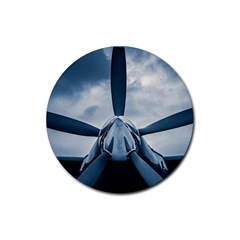 Propeller - Sky Challenger Rubber Coaster (round)  by FunnyCow