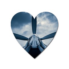 Propeller - Sky Challenger Heart Magnet by FunnyCow