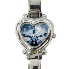 Propeller - Sky Challenger Heart Italian Charm Watch by FunnyCow