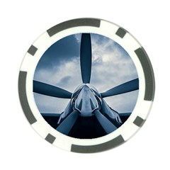 Propeller - Sky Challenger Poker Chip Card Guard by FunnyCow