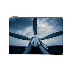 Propeller - Sky Challenger Cosmetic Bag (large)  by FunnyCow