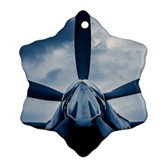 Propeller - Sky Challenger Snowflake Ornament (two Sides) by FunnyCow