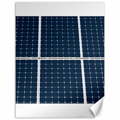 Solar Power Panel Canvas 12  X 16   by FunnyCow