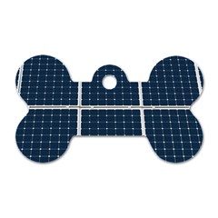 Solar Power Panel Dog Tag Bone (one Side) by FunnyCow