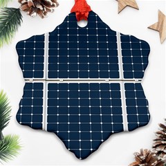 Solar Power Panel Ornament (snowflake) by FunnyCow