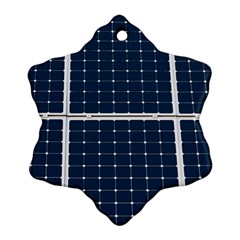 Solar Power Panel Snowflake Ornament (two Sides) by FunnyCow