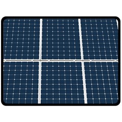 Solar Power Panel Double Sided Fleece Blanket (large)  by FunnyCow