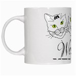 Funny Cats  We Are All Mad Here White Mugs Left