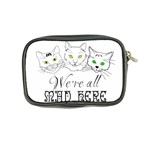 Funny Cats  We Are All Mad Here Coin Purse Back