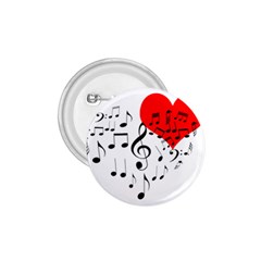 Singing Heart 1 75  Buttons by FunnyCow