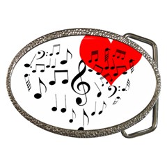 Singing Heart Belt Buckles by FunnyCow