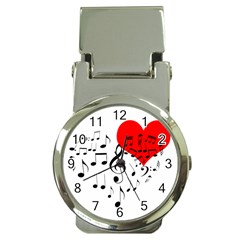 Singing Heart Money Clip Watches by FunnyCow