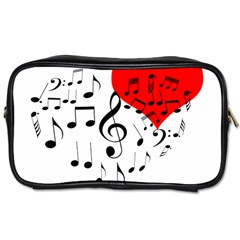 Singing Heart Toiletries Bags 2-side by FunnyCow