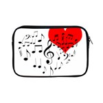 Singing Heart Apple iPad Mini Zipper Cases Front