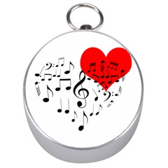 Singing Heart Silver Compasses by FunnyCow