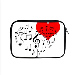 Singing Heart Apple Macbook Pro 15  Zipper Case by FunnyCow