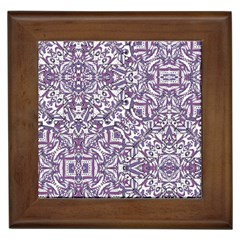 Colorful Intricate Tribal Pattern Framed Tiles by dflcprints