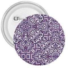 Colorful Intricate Tribal Pattern 3  Buttons by dflcprints