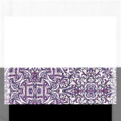 Colorful Intricate Tribal Pattern Rectangular Jigsaw Puzzl by dflcprints