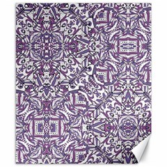 Colorful Intricate Tribal Pattern Canvas 8  X 10  by dflcprints