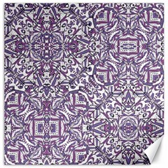 Colorful Intricate Tribal Pattern Canvas 12  X 12   by dflcprints