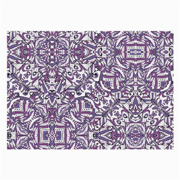 Colorful Intricate Tribal Pattern Large Glasses Cloth (2-Side)