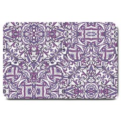 Colorful Intricate Tribal Pattern Large Doormat  by dflcprints