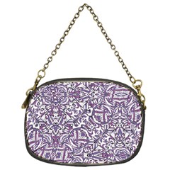 Colorful Intricate Tribal Pattern Chain Purses (one Side)  by dflcprints