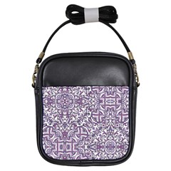 Colorful Intricate Tribal Pattern Girls Sling Bags by dflcprints