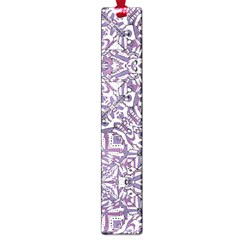 Colorful Intricate Tribal Pattern Large Book Marks by dflcprints