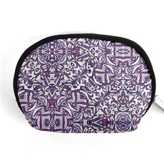 Colorful Intricate Tribal Pattern Accessory Pouches (medium)  by dflcprints