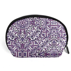 Colorful Intricate Tribal Pattern Accessory Pouches (large)  by dflcprints