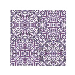 Colorful Intricate Tribal Pattern Small Satin Scarf (square) by dflcprints