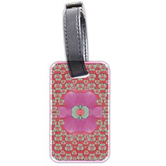 Fantasy Flowers In Everything That Is Around Us In A Free Environment Luggage Tags (two Sides) by pepitasart